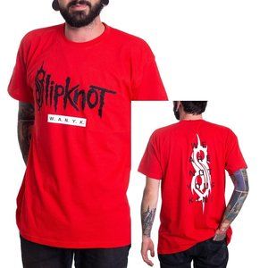 Slipknot W.A.N.Y.K hardcore metal rock Official T-Shirt L NWT made in UK
